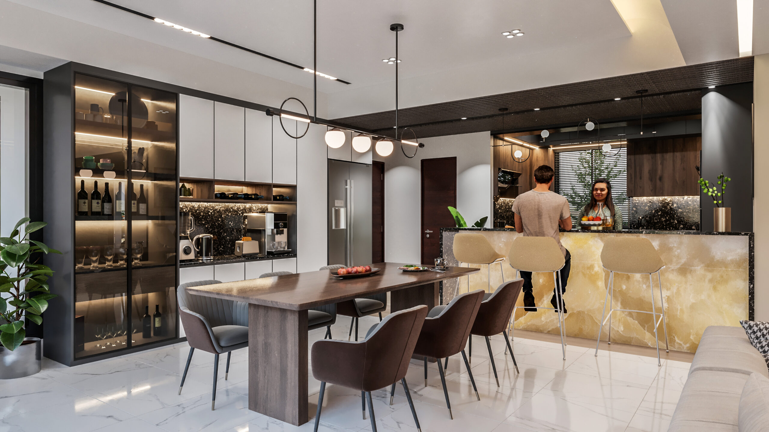 2676 sft duplex interior design project