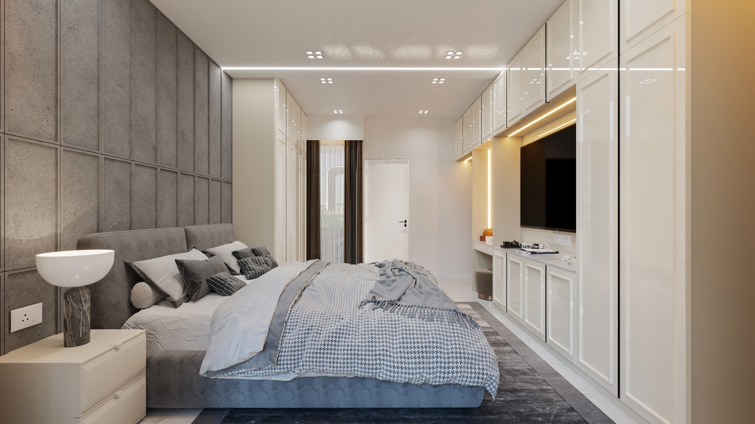 Luxury apartment interior design project